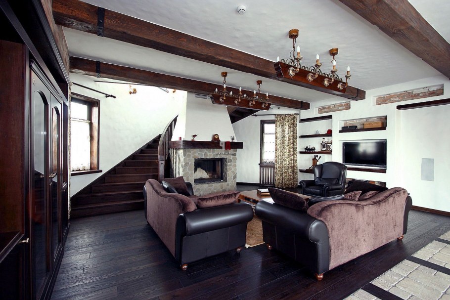 Линейные балки на потолке