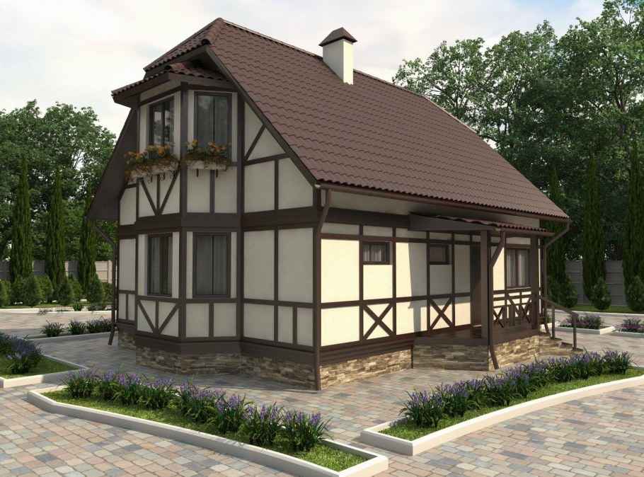 Дом с панорамными окнами