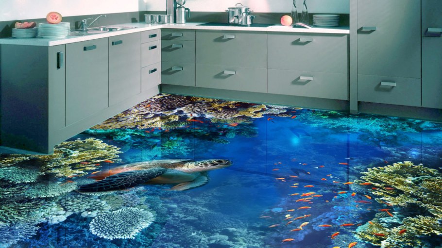 Эпоксидный наливной пол Epoxy Floor 3d