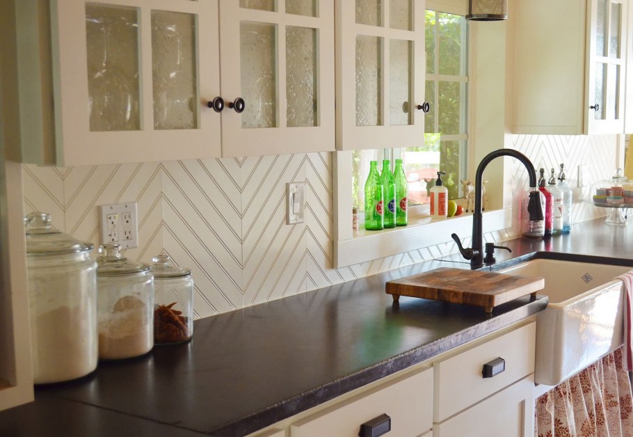 Перекраска кухонного фартука