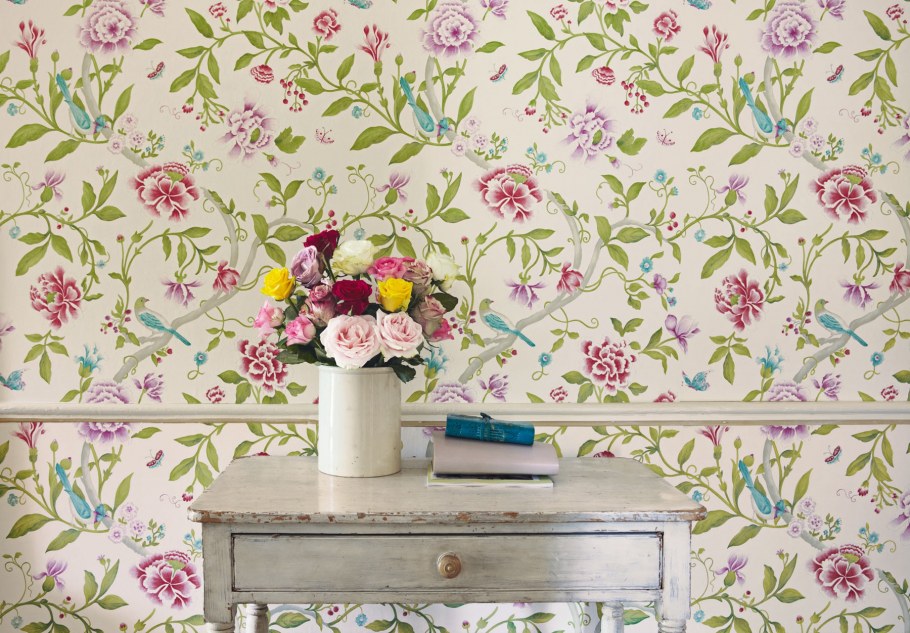 Яркие обои для стен