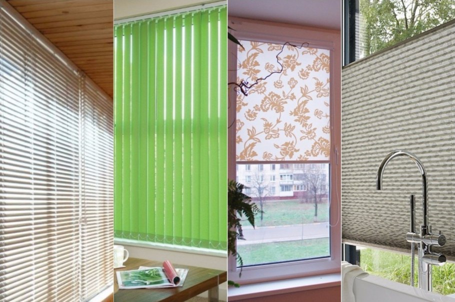 Жалюзи на пластиковые окна горизонтальные тканевые