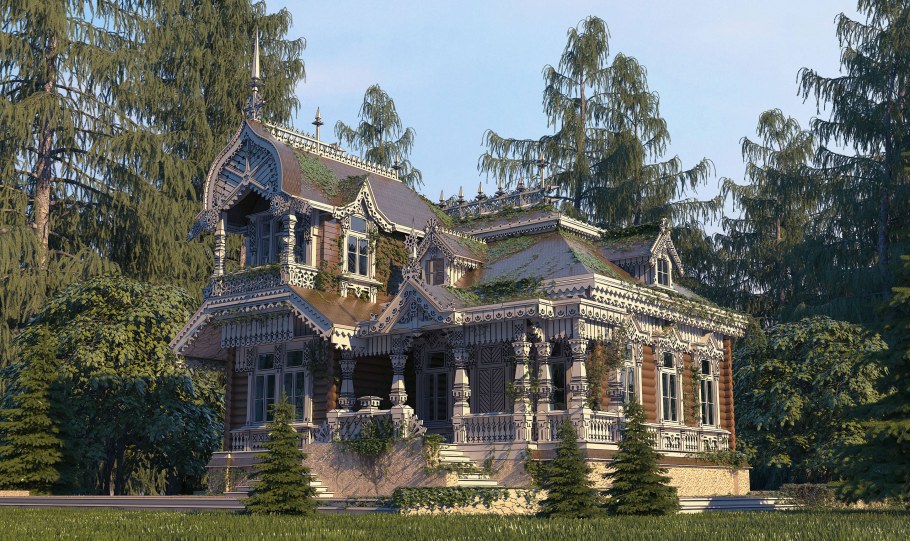 Каменный Терем в русском стиле