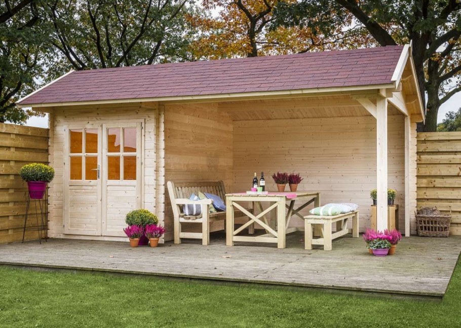 Полно веранде из фанеры