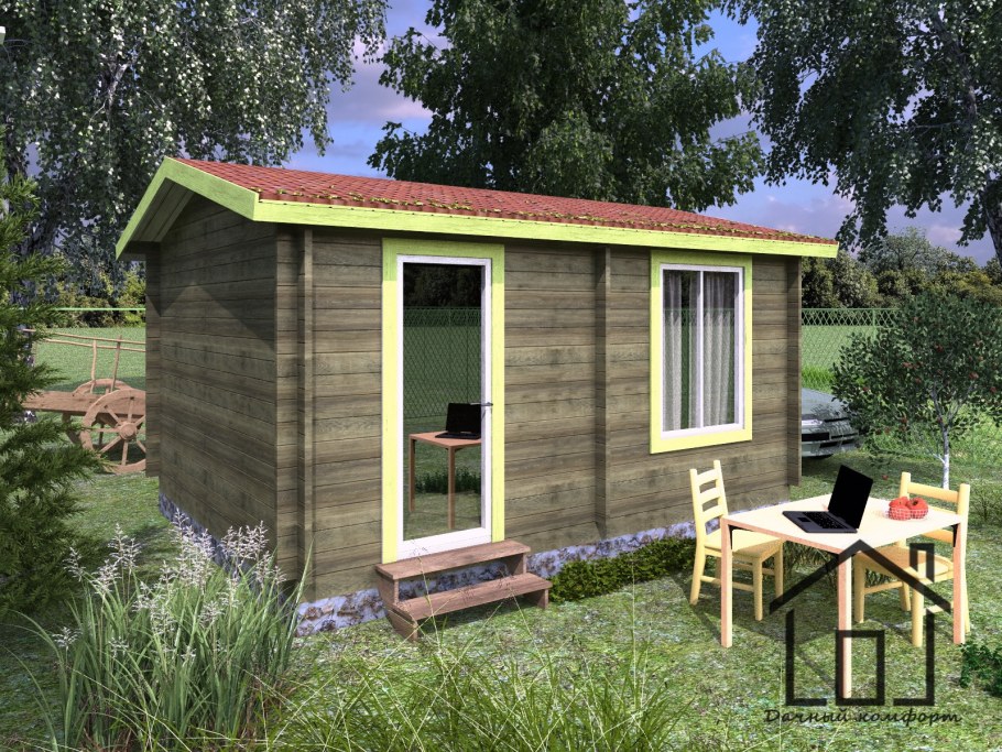 Летний гостевой домик на даче