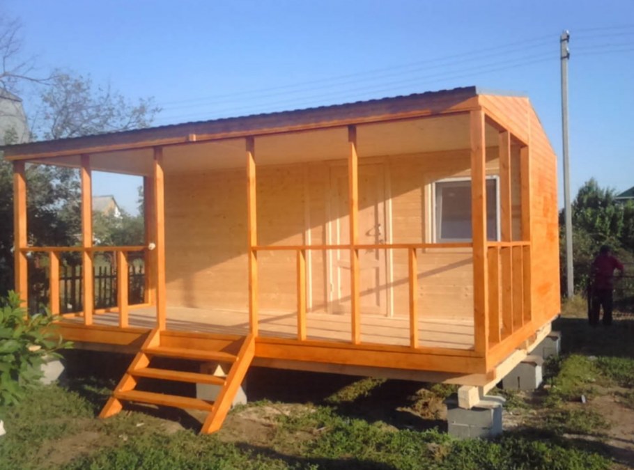 Садовый домик-бытовка 6х4