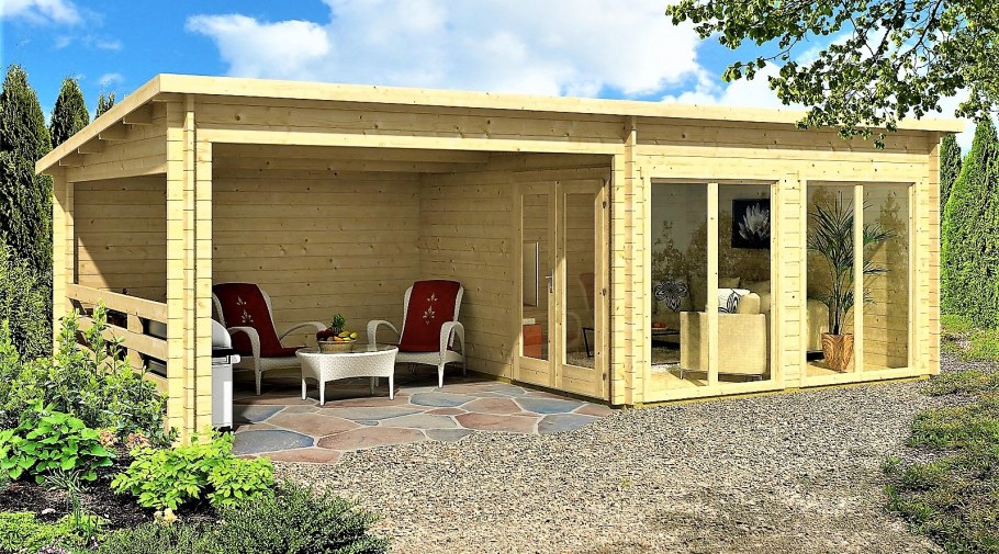 Летний домик с беседкой