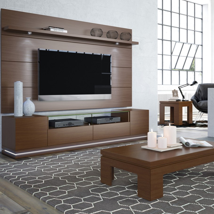 Стенка с панелью для телевизора