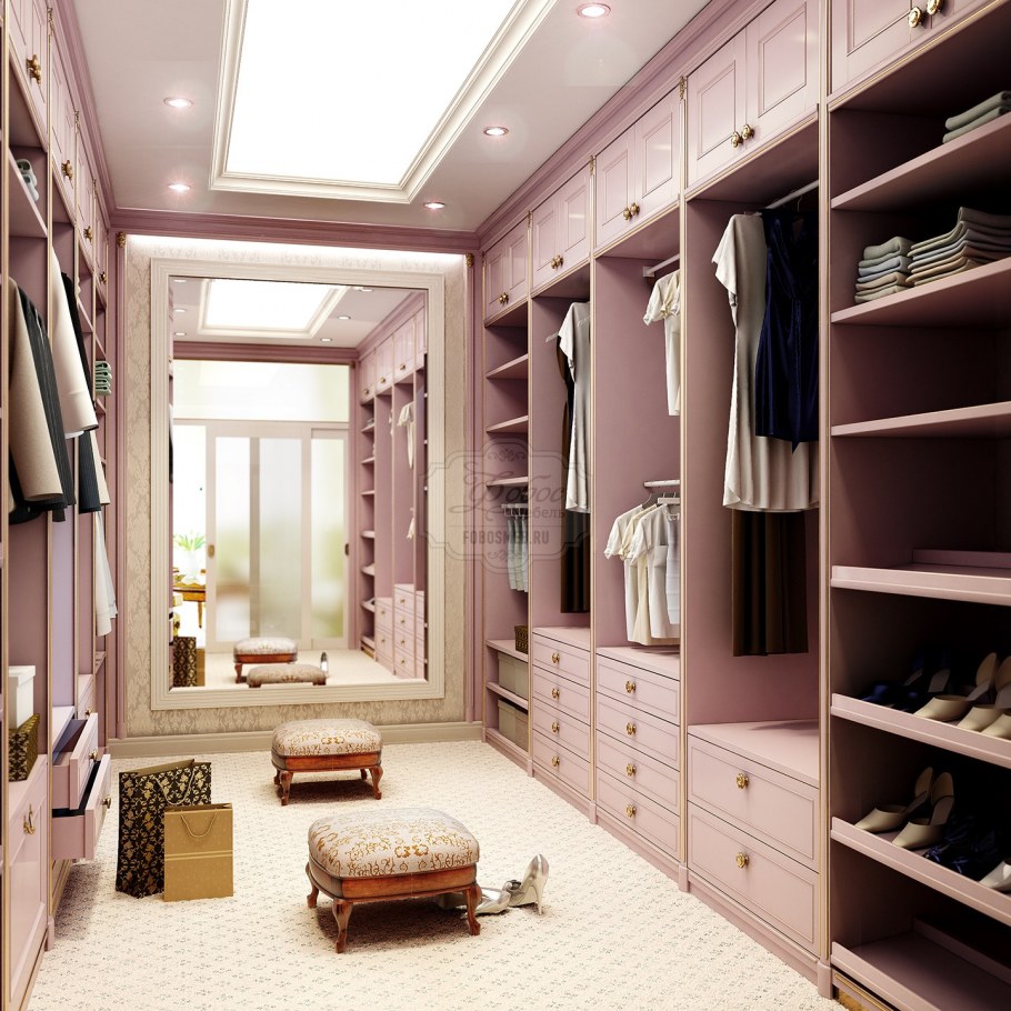 Интерьер гардеробной