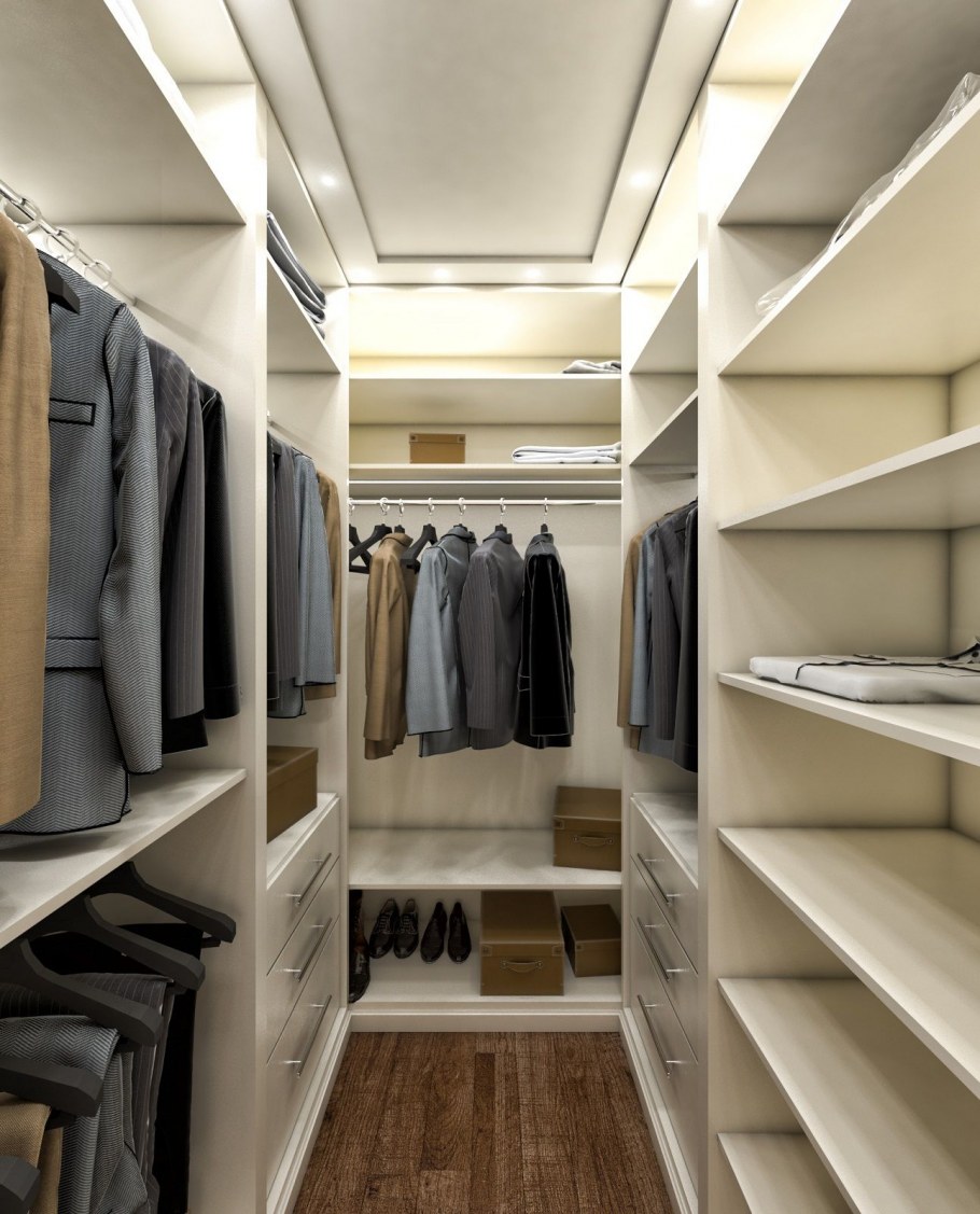 Интерьер гардеробной