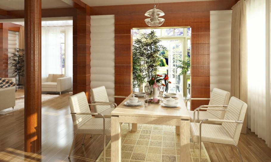 Дизайнерские внутренние перегородки в загородном доме