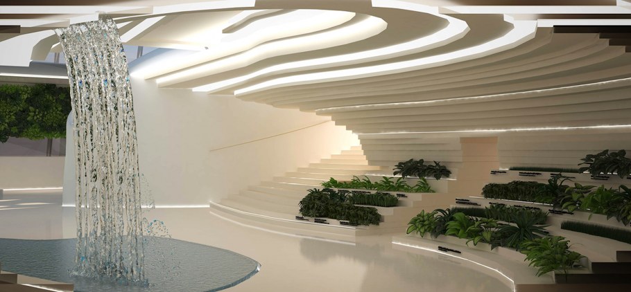 Офисное помещение в стиле Бионика