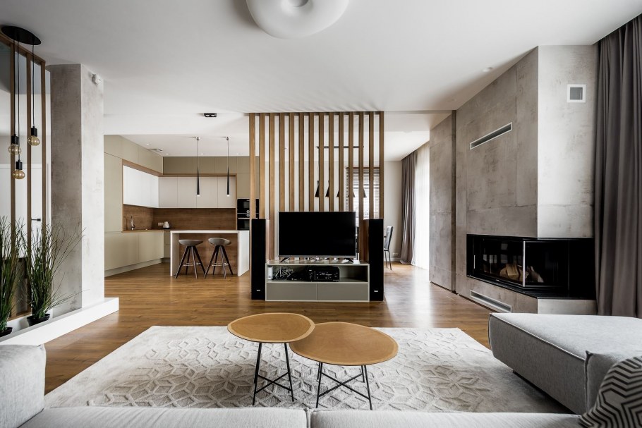 Гостиная Контемпорари дерево