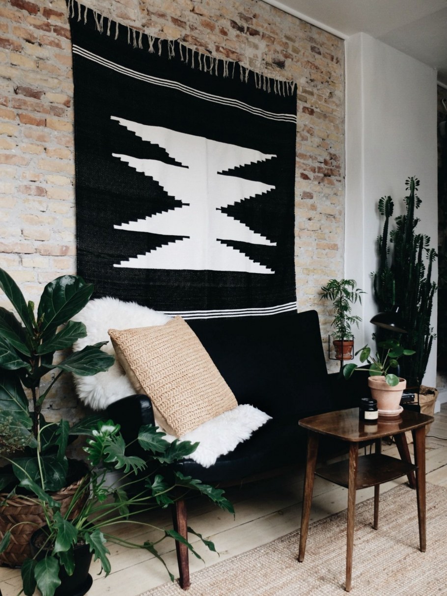 Гобелен в скандинавском интерьере