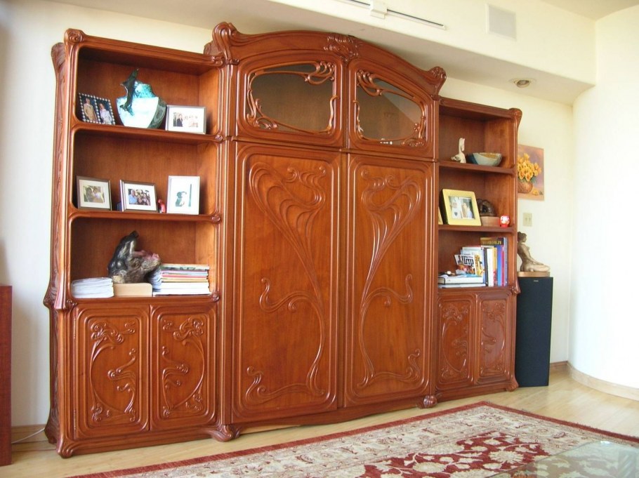 Шкаф в стиле ар нуво