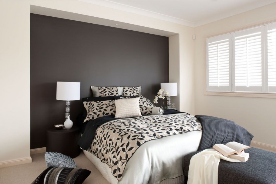 Интерьеры спальни Dulux