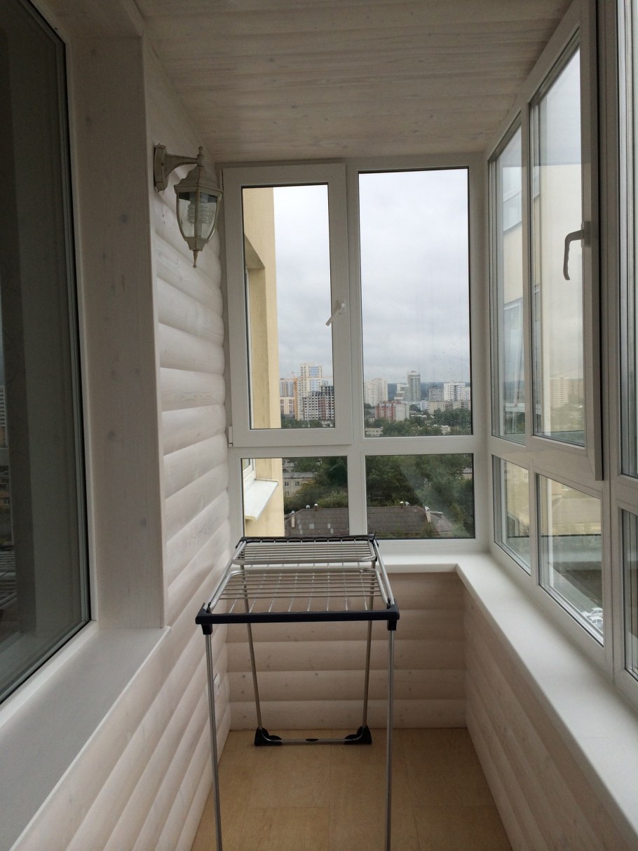 Отделка лоджии под кабинет