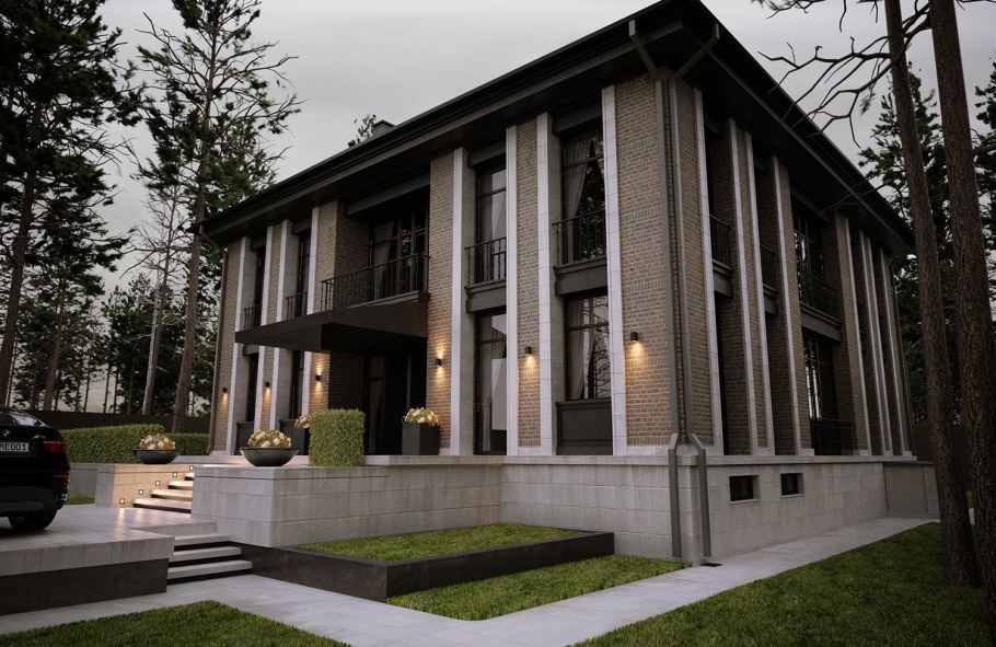 ТОПДОМ экстерьер неоклассический