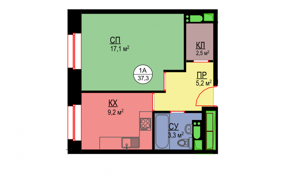 Дизайн квартиры Wellton Park новая Сходня