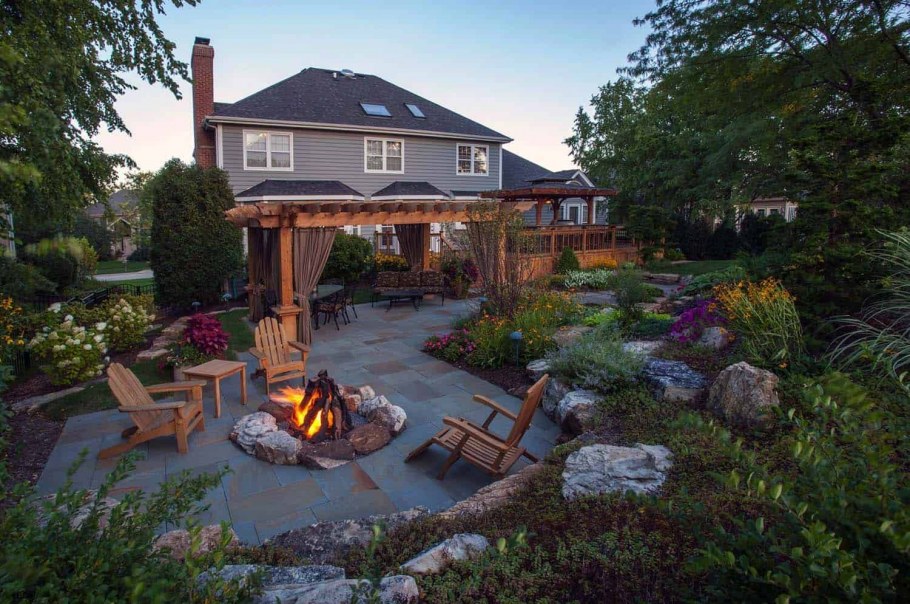 Дачный ландшафт