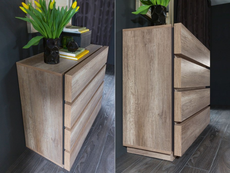 Комод без ручек