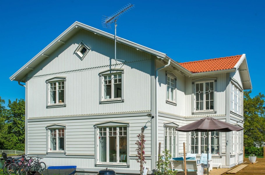 Фасады шведских домов