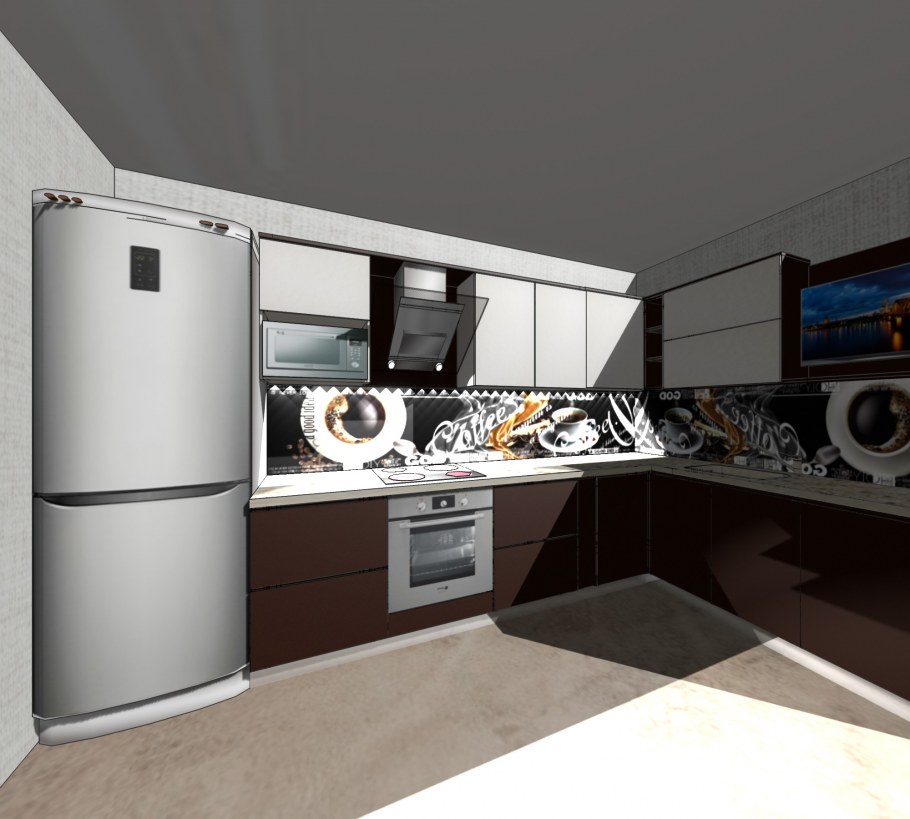Спроектировать кухню