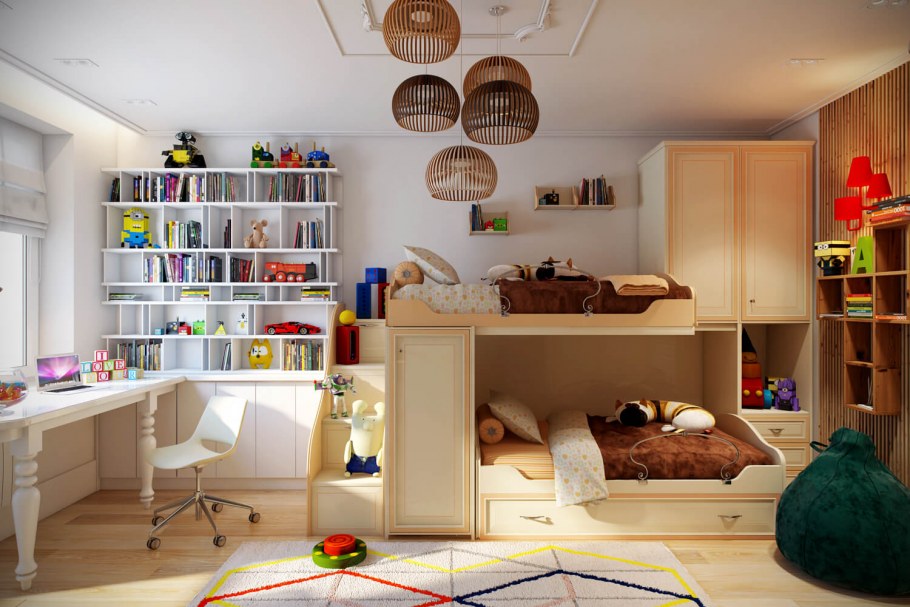 А8 дизайн интерьера детской комнаты