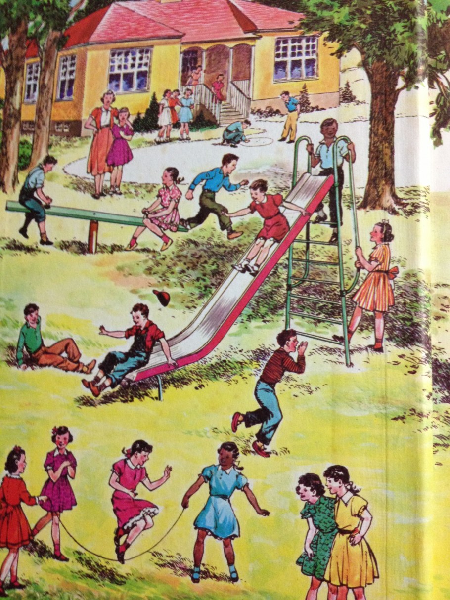 Дети на площадке рисунок