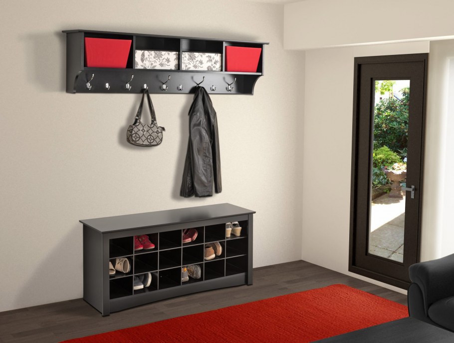 Стеллаж в прихожую