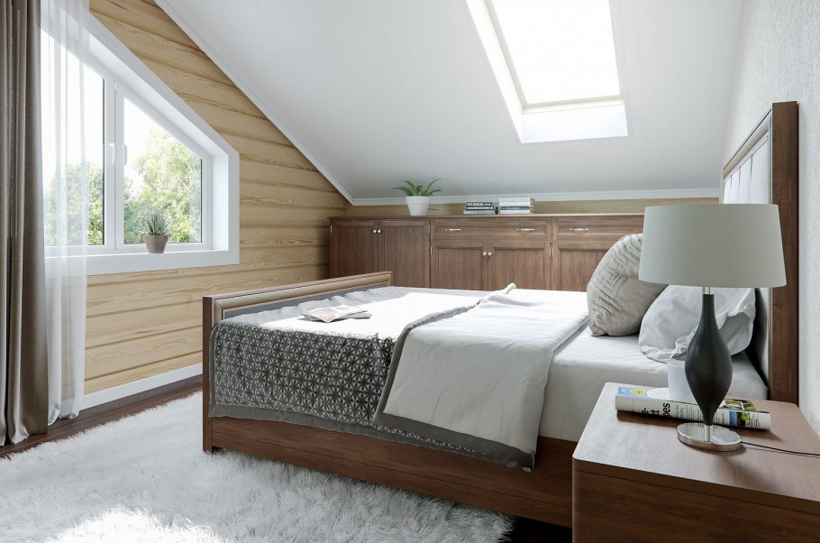 Окна на мансарде