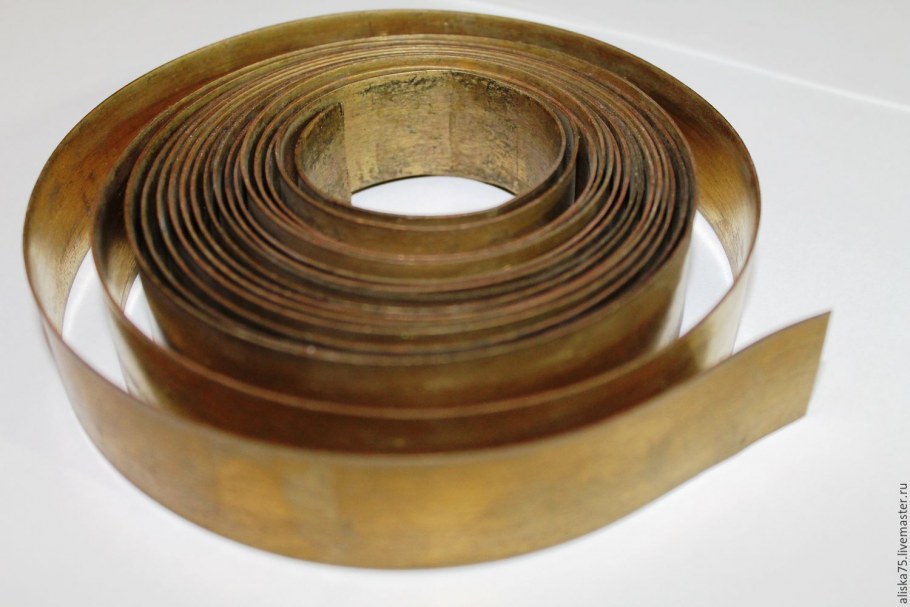 Латунная полоса 4х10