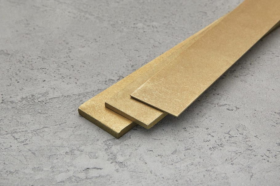Латунная полоса 8x300