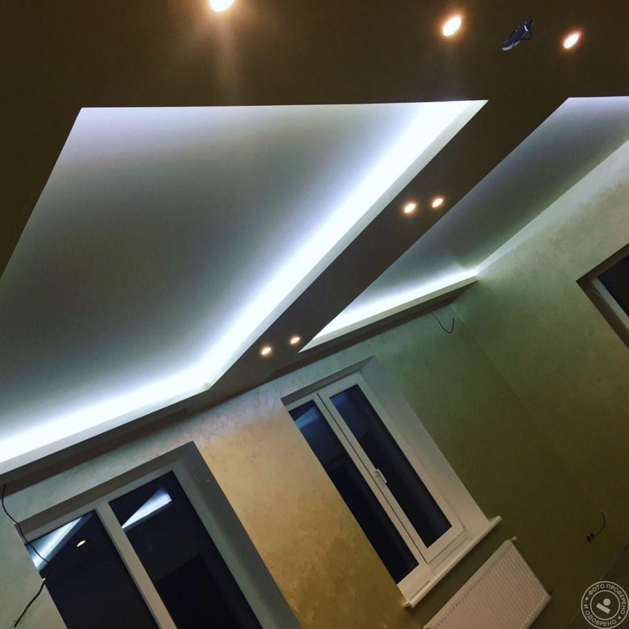 Натяжные потолки с 3d эффектом фото