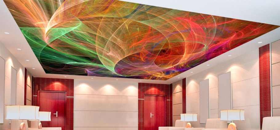 Красивый потолок своими руками недорого