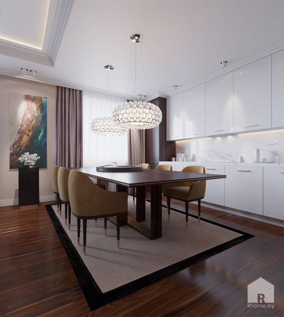 Люстры в кухню гостиную