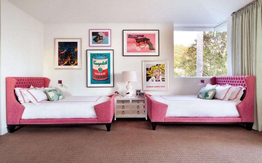 Перегородки в детской комнате для двоих