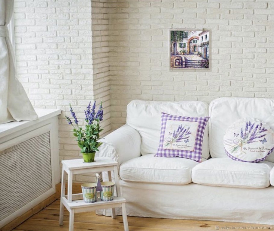 Шторы в цветочек в стиле Прованс