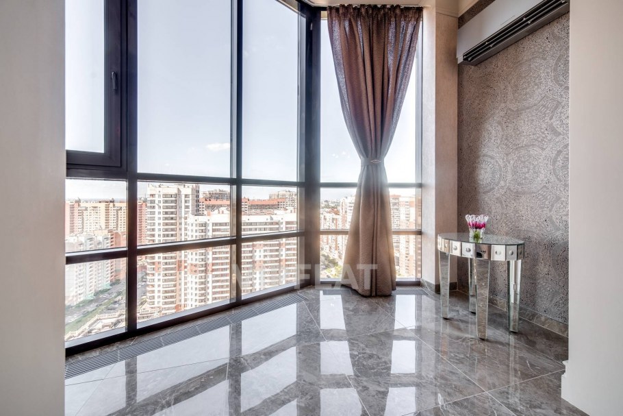 Занавески на панорамные окна