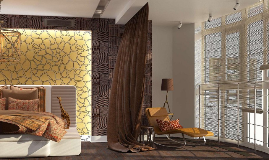 Кабинет в африканском стиле