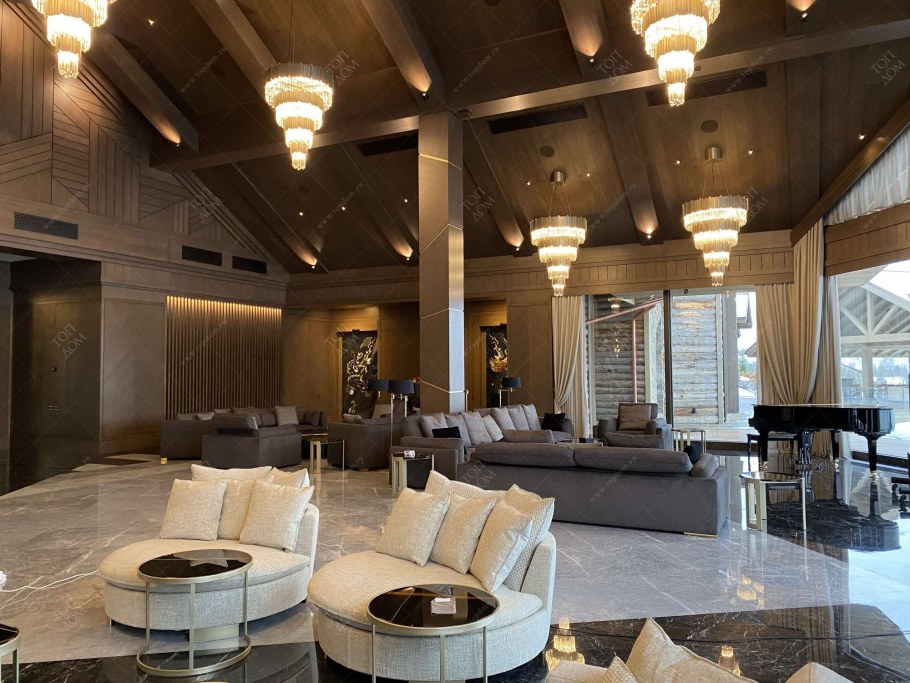 Коттеджный поселок на сложном рельефе