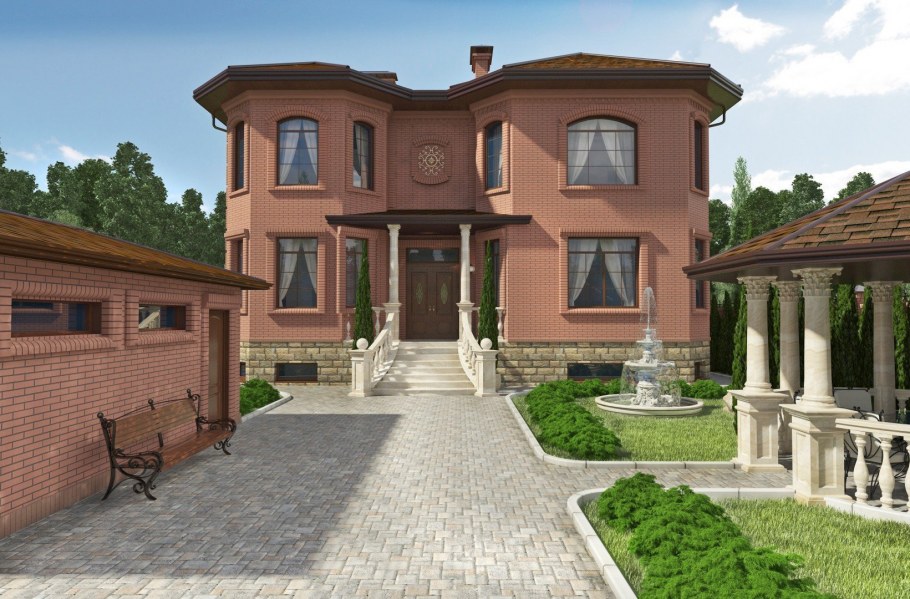 Шикарный особняк в Ставрополе