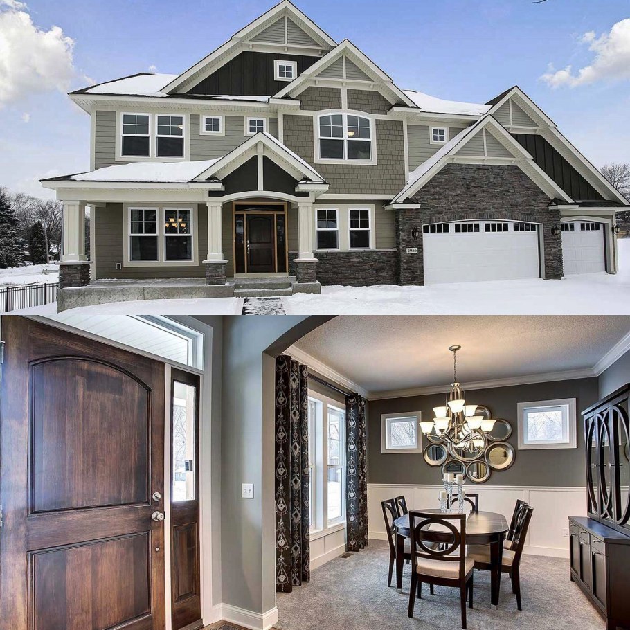 Американские дома внутри и снаружи