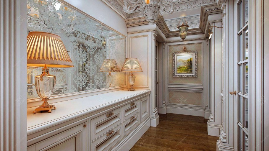 Стены в классическом стиле