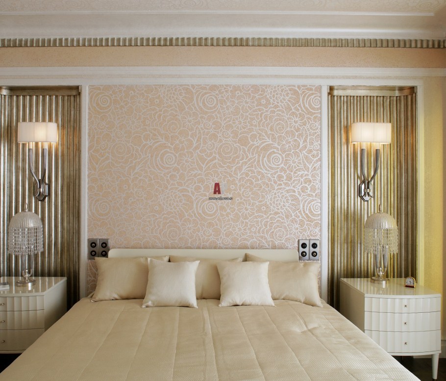 Лепнина ар деко спальная