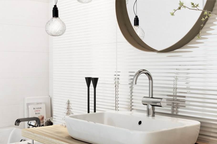 Выпуклая плитка для ванной