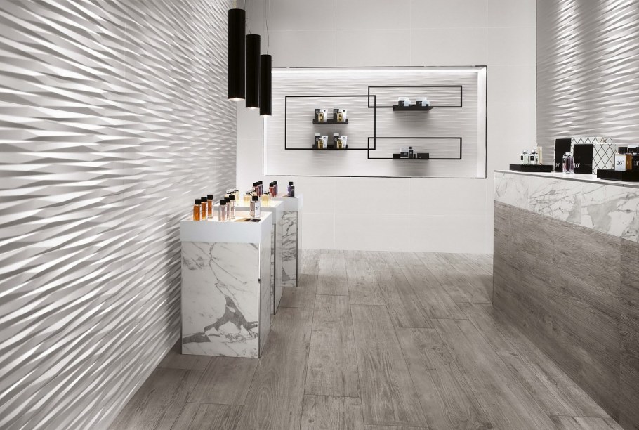 Atlas Concorde 3d Wall Diamond White Matt. 40x80