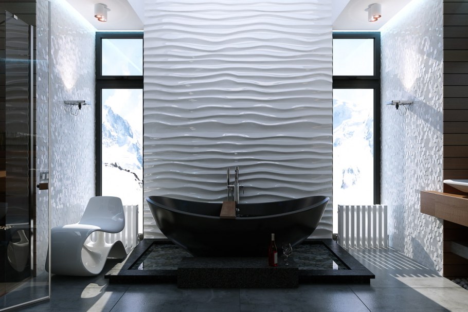 Гипсовые панели для ванной комнаты