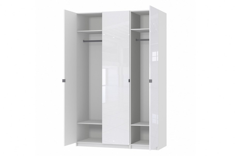 Metal Wardrobe 2 Section, 40x40x80x190