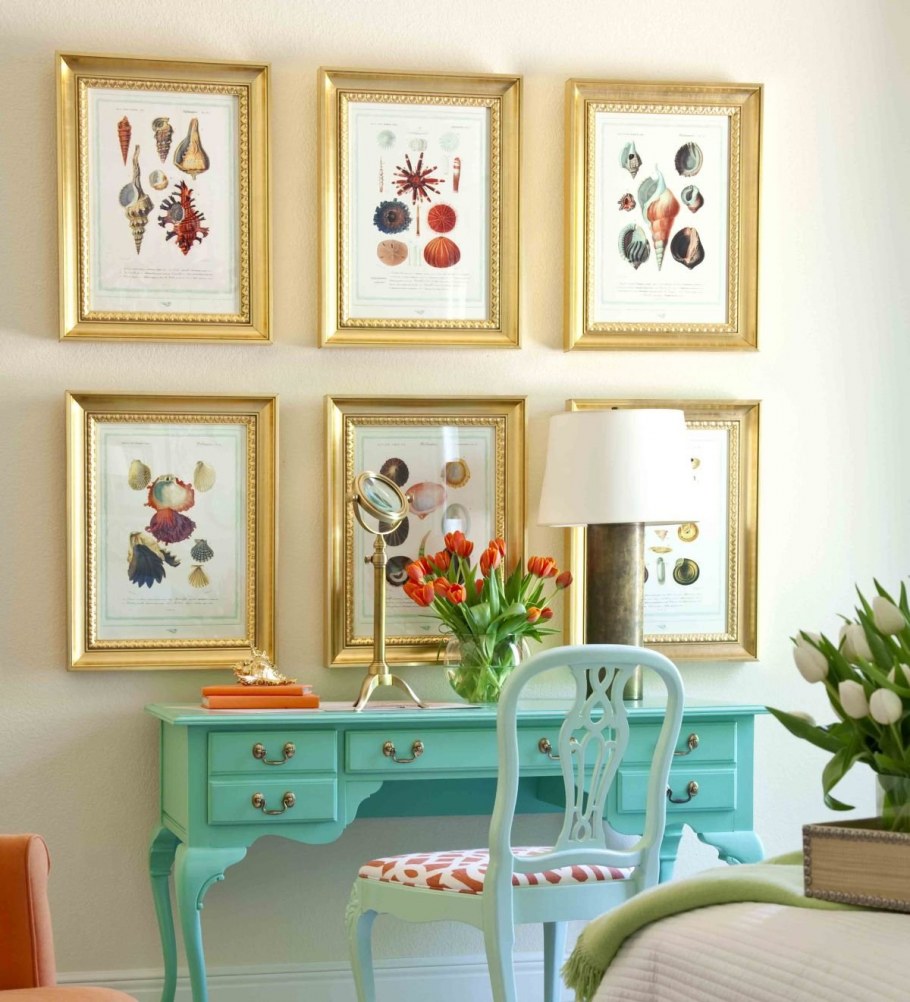 Готовые вышивки в интерьере